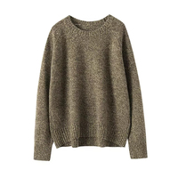 OEM Logo personnalisé Pull en cachemire Soft Stuff Pull en cachemire à col rond Pull en cachemire tricoté pour femmes