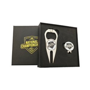 Tùy Chỉnh Kim Loại Golf Bóng Đánh Dấu Số Lượng Lớn Divot Công Cụ Kim Loại Poker Chip Đặt Tên Bóng Đánh Dấu Hộp - Product Image 1