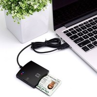 Programmeur de puce intelligente EMV SIM EID DOD USB ISO7816 Contact Common Access CAC Lecteur de carte intelligente
