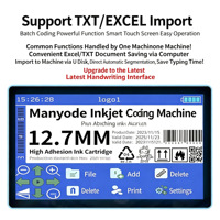 Imprimante jet d'encre intelligente à écran couleur MINI, mini-étiqueteuse portable avec date de production, approvisionnement direct transfrontalier