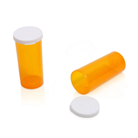 Récipient pour flacons de prescription orange 60 dram personnalisés avec bouchons à pression Flacons à pilules en plastique