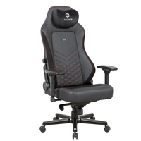 Fauteuil de Gaming 4D en Cuir Velours Noir avec Cadre Métallique Pivotant et Support Lombaire Réglable – Vente en Gros Personnalisée