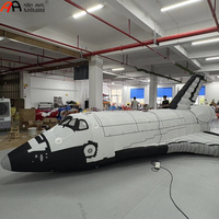 Avion gonflable géant, navette spatiale, modèle de vaisseau spatial pour activité sur le thème de l'espace, exposition de musée scientifique, autres événements