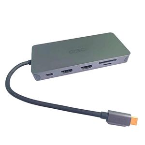 12 En 1 USB C Hub DSIO <span class=keywords><strong>Mini</strong></span> acoplamiento portátil Dual HDM I 4K30Hz VGA USB 3,0 RJ45 Compatible con Chrom e <span class=keywords><strong>Mac</strong></span> <span class=keywords><strong>Os</strong></span> Window s Linu <span class=keywords><strong>X</strong></span> - Product Image 4