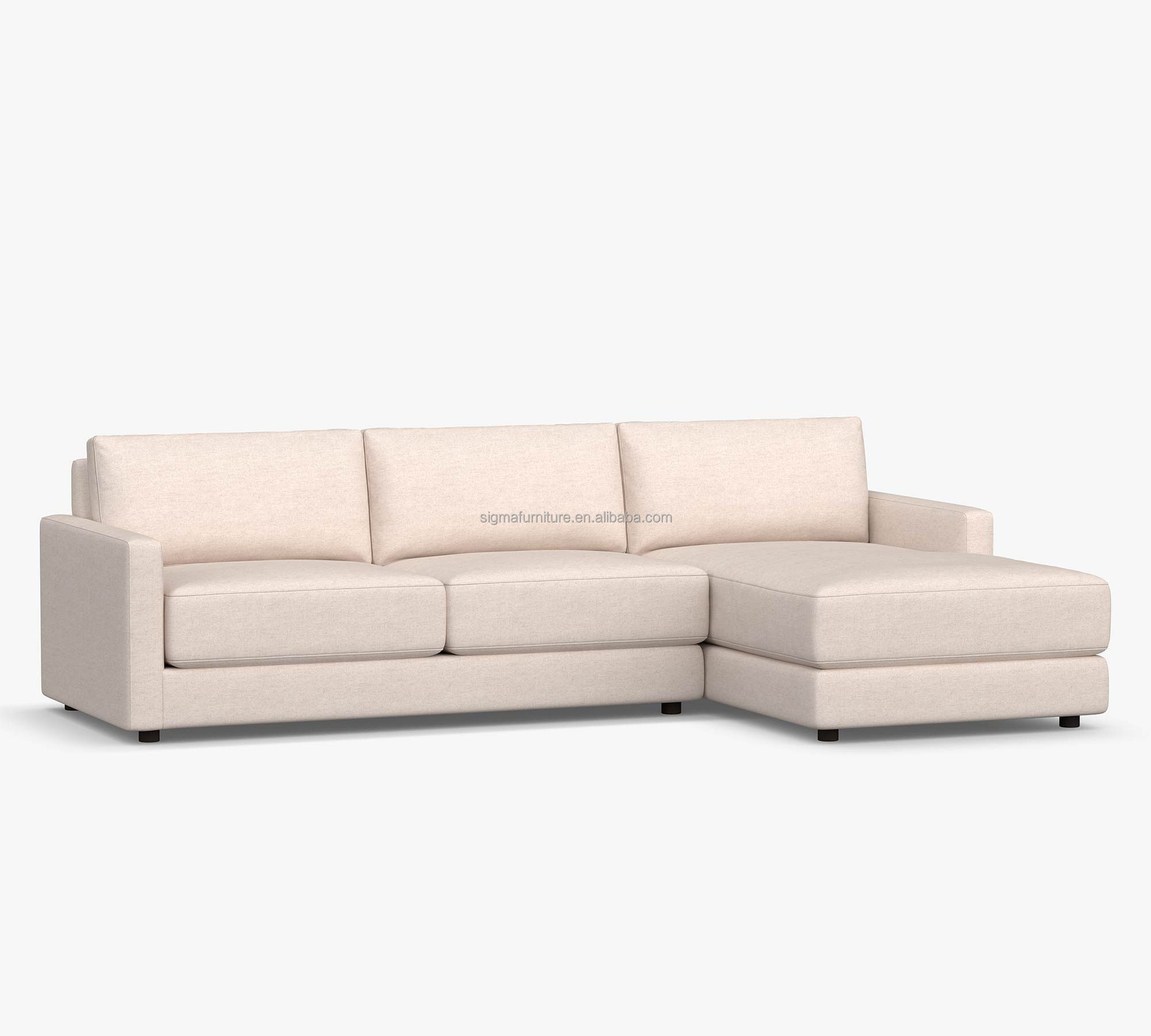 High end modern living room sectional sofas l-shaped fabric modular sofa set lounge