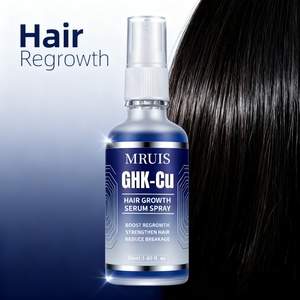<span class=keywords><strong>Spray</strong></span> de croissance capillaire à la marque privée AHK-CU GHK-CU, peptide de cuivre, <span class=keywords><strong>repousse</strong></span> des <span class=keywords><strong>cheveux</strong></span> plus épais, soin anti-chute pour hommes et femmes, vente en gros OEM - Product Image 2