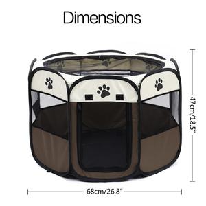 Indoor Outdoor Foldable House Breathable Mesh Pet Parenting Tent Cat Dog Bed