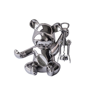 <span class=keywords><strong>2025</strong></span> mới gốm gốm gấu rượu vang đỏ giá hiện đại cho phòng khách gia đình TV Tủ thanh cho Nhà hàng Phương Tây bên trang trí - Product Image 5