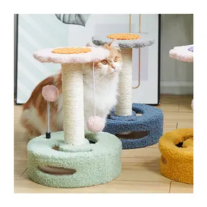 Mèo leo Mèo Con Đồ chơi cào bảng nhảy nền tảng sáng tạo hướng dương gãi Bài Mèo đồ chơi
