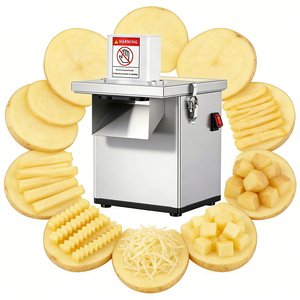 Cortadora <span class=keywords><strong>de</strong></span> Verduras Comercial, Eléctrica, 200W, Rebanadora, Picadora, Trituradora, 220V, Bajo Ruido, para Procesamiento <span class=keywords><strong>de</strong></span> Patatas y Frutas, <span class=keywords><strong>San</strong></span> <span class=keywords><strong>Francisco</strong></span> - Product Image 1