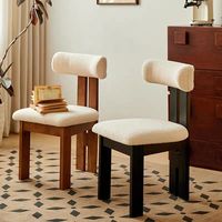 Table à manger ovale blanche moderne et durable avec base noire et ensemble de 6 chaises assorties pour une conception de cuisine minimaliste L041