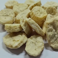 Gefreeze-droogde bananenplakjes, natuurlijke knapperige fruitsnacks, op maat gemaakte service, rechtstreeks uit de fabriek, gratis sample, goedkope prijs