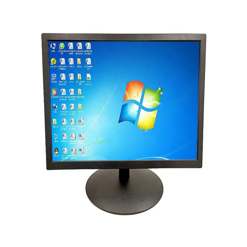 Fábrica fornecida 15 polegadas tela LCD LED monitor do computador desktop VGA BNC HD TV 17 polegadas CCTV PC monitor