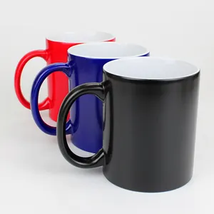 coffee mugs warmer Drinkware cup Mark,ly. 11OZ porcelain coffee Tea Water Lattecolor changing cup mug press