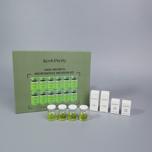 시크 프리티 화이트 라벨 PDRN 블루 코퍼 트리펩타이드 스킨케어 헤어 앰플 세럼 안티에이징 세럼 마이크로 인퓨전 시스템 - Product Image 3