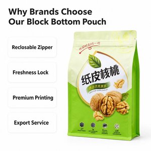 Bolsa con Fondo Plano y Cierre Reutilizable para <span class=keywords><strong>Nueces</strong></span>, Frutos Secos Mixtos y Frutas Deshidratadas, Fabricante y Proveedor para Exportación - Product Image 2