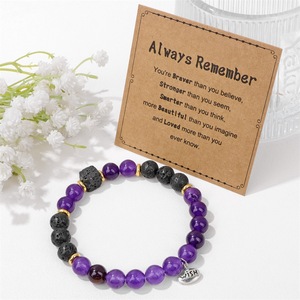 Bracelet en <span class=keywords><strong>pierre</strong></span> <span class=keywords><strong>de</strong></span> <span class=keywords><strong>lave</strong></span> turquoise <span class=keywords><strong>de</strong></span> 8mm Bracelet <span class=keywords><strong>de</strong></span> perles en <span class=keywords><strong>pierre</strong></span> naturelle extensible fait à la main Cadeaux <span class=keywords><strong>de</strong></span> remise des diplômes avec breloque <span class=keywords><strong>de</strong></span> souhait - Product Image 2