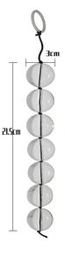 4 размера, анальная пробка унисекс, большие гладкие хрустальные шары, гей-пробка, секс-игрушки для мужчин, Взрослые Эротические игрушки, стеклянные анальные бусины - Product Image 3