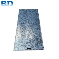 Antique Vintage Accent Mur Miroir À La Mode Droite Polonais 5mm Nuageux Or Ruban Gris Cuivre Carreaux De Verre-Décoratif En Gros