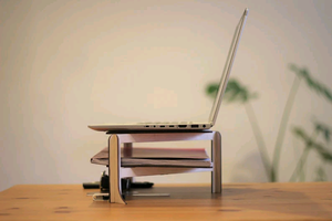 Soporte multifunción para <span class=keywords><strong>Monitor</strong></span> de ordenador portátil, estante organizador de escritorio de madera, fácil de montar para el hogar y la Oficina - Product Image 2