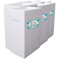 Poubelles pliables en carton PP, poubelles en coroplast pour l'intérieur