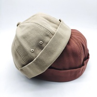 MIO Hot Selling Vintage randlosen Hut verstellbare Mode Sport Docker Cap gerollte Manschette für Männer und Frauen