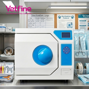Stérilisateur à vapeur haute pression sous vide de type table pour clinique vétérinaire, équipement de stérilisation à trois temps - Product Image 1