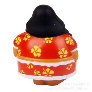 Pu <b>Foam</b> Plush Toy Fat Woman Figure High Rebound Fidget Toy For Kids Age 2 4 Years Unisex Decorative <b>Craft</b> Item - Product Image 1