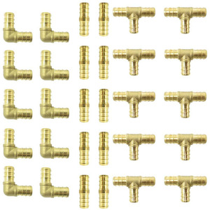 Pex Pipe Fittings US Market With NSF Certificate 3/4" X 3/4" X 3/4" PEX F1960 No Lead Tee Pipe Fittings