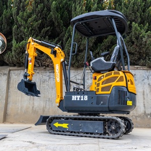 Mini-excavatrice HT18, machine de construction compacte pour le creusement, l'aménagement paysager et les travaux de terrassement intensifs - Product Image 1