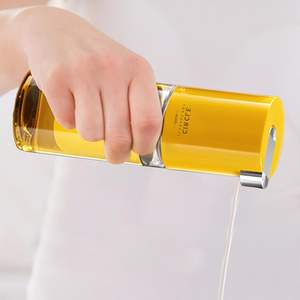 Dispenser minyak memasak rumah tangga, botol penyimpanan minyak aman kaca kelas makanan 500ml 17oz - Product Image 5