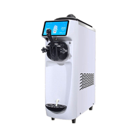 Guangshen Machine à crème glacée molle à tête unique de bureau commerciale intelligente entièrement automatique Mini petite sorbetière