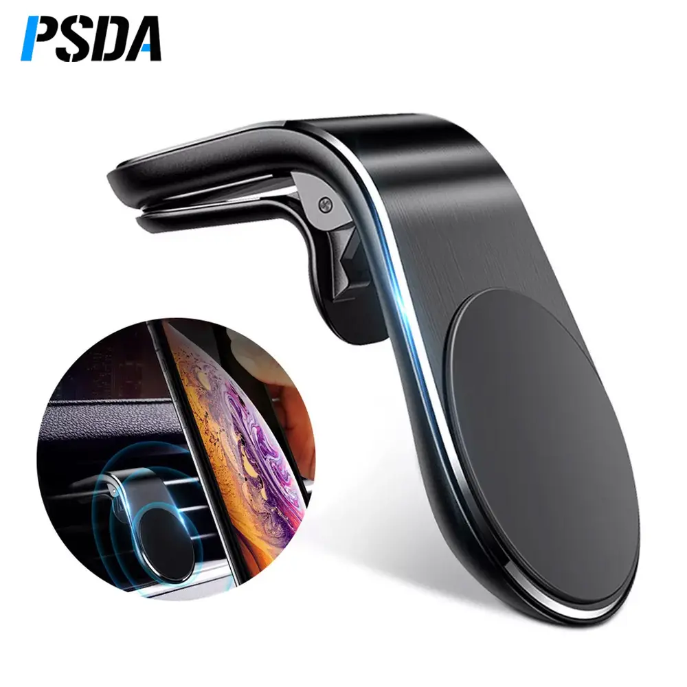 Psda Metalen Magnetische Auto Telefoon Houder Mini Air Vent Clip Mount Magneet Mobiele Stand Smartphones In Auto