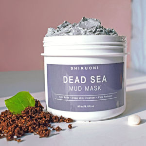 Etiqueta privada Cuidado DE LA PIEL Cara Cuerpo Máscara de minerales del Mar Muerto Desintoxicación de arcilla batida limpia con máscara facial blanqueadora - Product Image 5