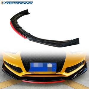 Lame de pare-choc avant pour voiture, 4 pièces, avec partie rouge, centrale pour diffuseur universel, nouveau design - Product Image 2