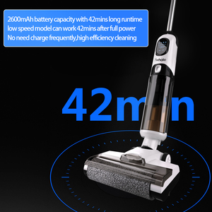 <span class=keywords><strong>Aspirateur</strong></span> balai robuste avec <span class=keywords><strong>tube</strong></span> télescopique pour nettoyage humide/sec, sans sac, à batterie, conception cyclonique et moteur sans balais - Product Image 3