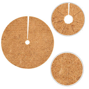 C74 Anneau de protection d'arbre écologique en fibre de coco naturelle, paillis en fibre de coco pour <span class=keywords><strong>pot</strong></span> de plante et couverture de sol de jardin - Product Image 4