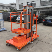Eterlift Mobiler Vertikaler Mastlift Einzel-Säulen-Aluminiumlift, 4-16m Hubhöhe 120kg-200kg Tragfähigkeit Hydraulischer Personenlift