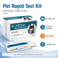 Test combiné Parvovirus/Giardia CPV/GIA Canin – Kit de détection vétérinaire rapide triple en une étape pour hôpitaux vétérinaires