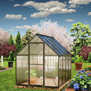 Serre écologique moderne en polycarbonate pour jardin extérieur cadre en aluminium facile à assembler plantation agricole <span class=keywords><strong>d</strong></span>'<span class=keywords><strong>hiver</strong></span> - Product Image 4