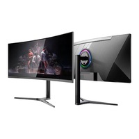 Monitor de Juegos LCD Curvo de 34 Pulgadas, Venta Directa, 1ms, 100/165/180hz, Adaptive Sync/Low Blue Light, Pantalla para PC con Soporte Elevador, 4K