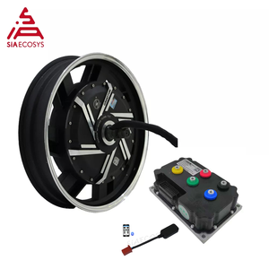 SIA 17X3.5inch 8000W V3 72V 120kph Hub Motor con controlador ND72850 Nuevos kits de tren de potencia para motocicletas eléctricas - Product Image 1