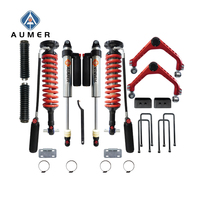 Aumer peredam kejut depan dan belakang, peredam kejut depan belakang 2 inci Lift 4X4 Off Road untuk Ford F150, Kit suspensi sel busa