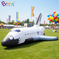 Modèle d'avion spatial gonflable commercial pour événements extérieurs, fusée gonflable géante pour la publicité et la décoration