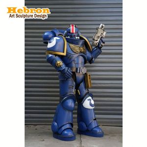 Statua a Grandezza Naturale di Terminator Space Marine Personalizzata e Fatta a Mano, <span class=keywords><strong>Action</strong></span> <span class=keywords><strong>Figure</strong></span> Robot, Scultura di <span class=keywords><strong>Spider</strong></span>-<span class=keywords><strong>Man</strong></span> per Decorazione Domestica - Product Image 1