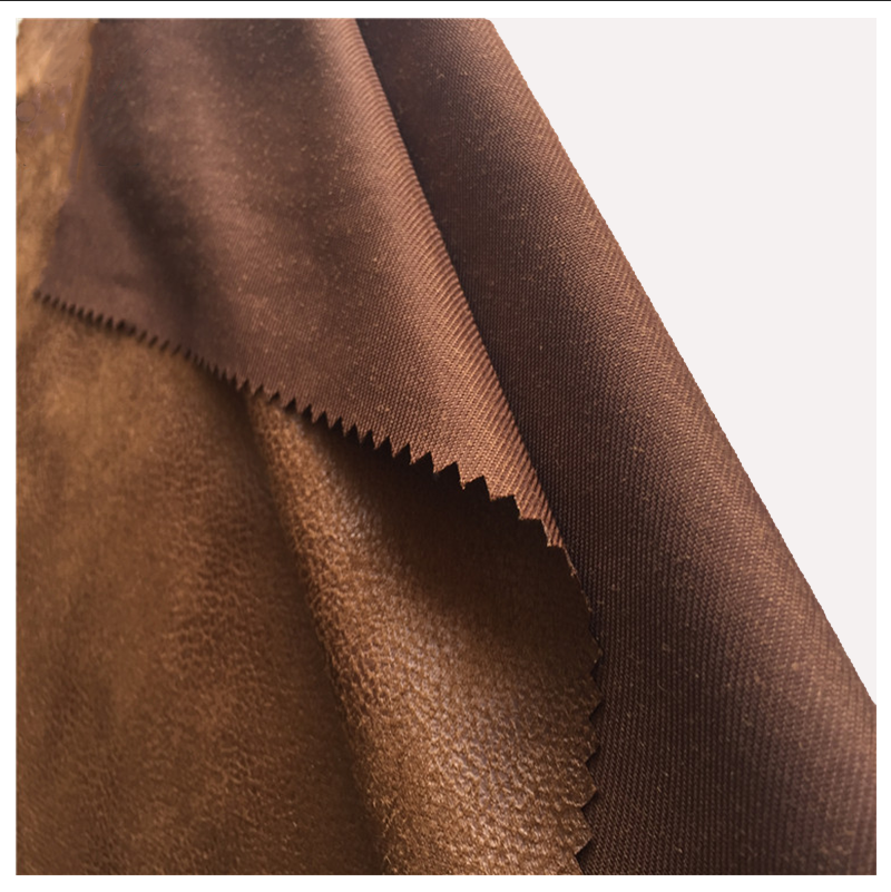 High Quality Polyester Embossed Bronzing Suede Fabric For Sofa/ Car/Upholstery