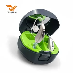 미니 중국 충전식 보청기 디지털 BTE 보청기 조절 가능한 톤 사운드 귀 및 청력 제품