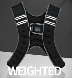 เสื้อกั๊กถ่วงน้ำหนัก3/5/8กก. เสื้อออกกำลังกายแถบสะท้อนแสงปรับได้สำหรับผู้ชายฝึกวิ่ง - Product Image 4