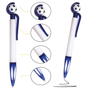 Bolígrafo de Plástico con Diseño de Balón de Fútbol, Regalos Deportivos Promocionales Personalizados, Herramienta de Escritura para Oficina y Negocios - Product Image 3