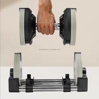 Ensemble d'haltères réglables de 1 kg à 20 kg